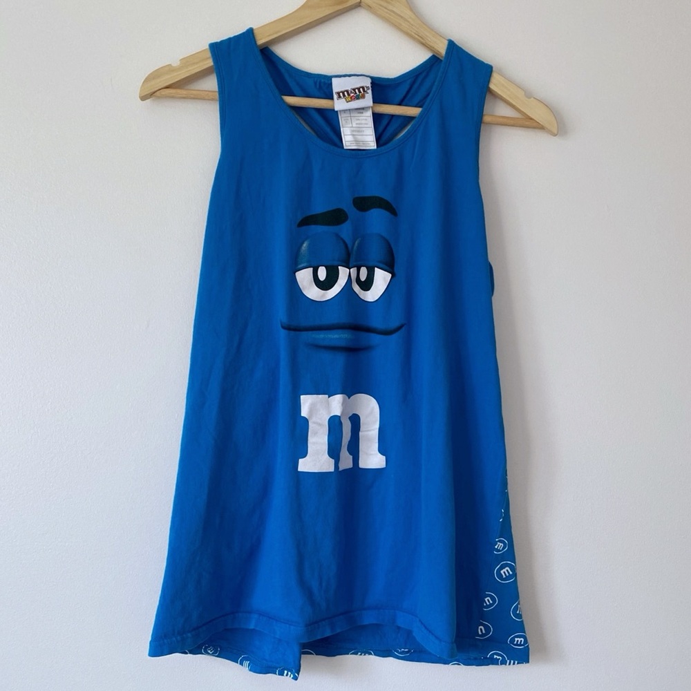 2/$16 M&M’s World Blue Racerback Tank Top